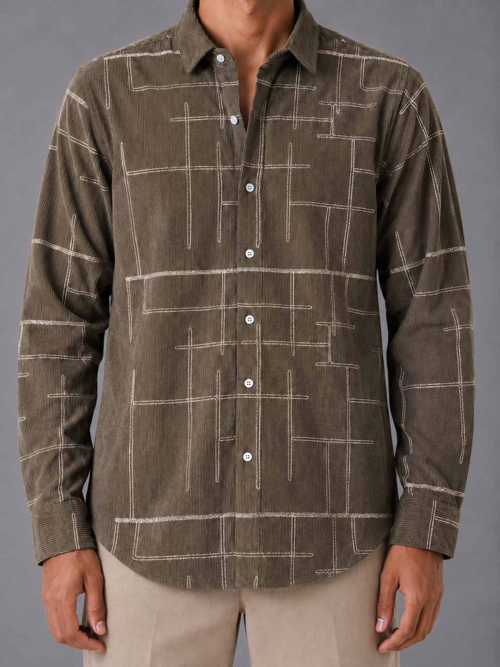 Couduroy-Shirt The Devil Boutique
