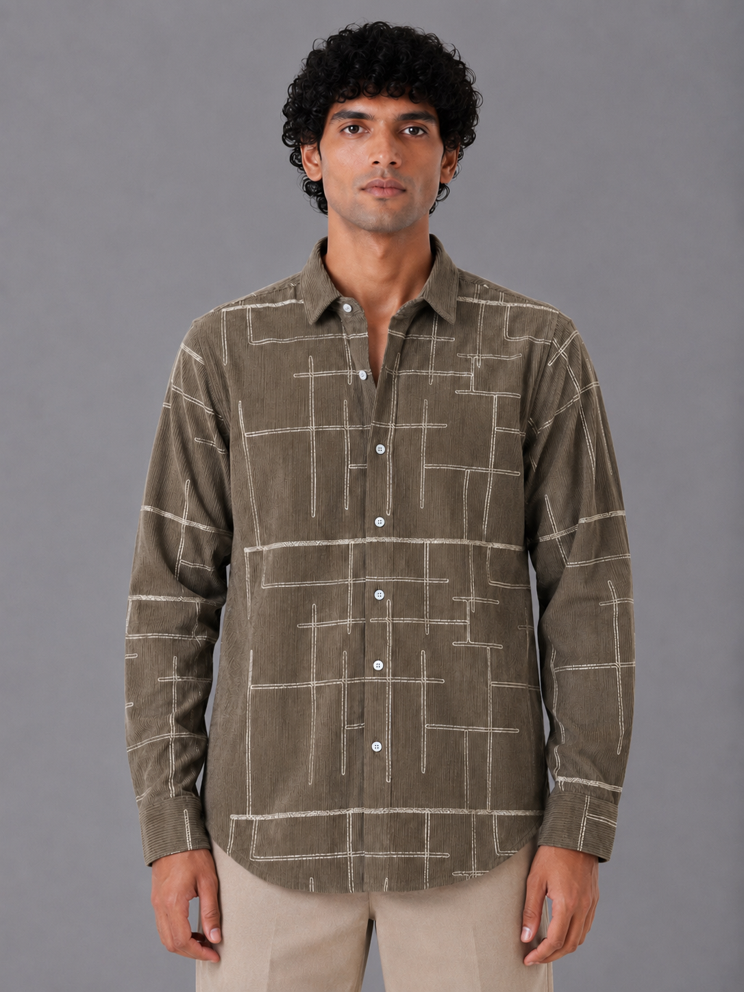 Couduroy-Shirt The Devil Boutique