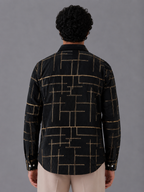 Couduroy-Shirt- Black