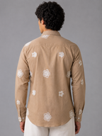 Flower Embroidery Shirt The Devil Boutique