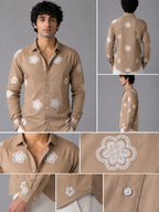 Flower Embroidery Shirt The Devil Boutique