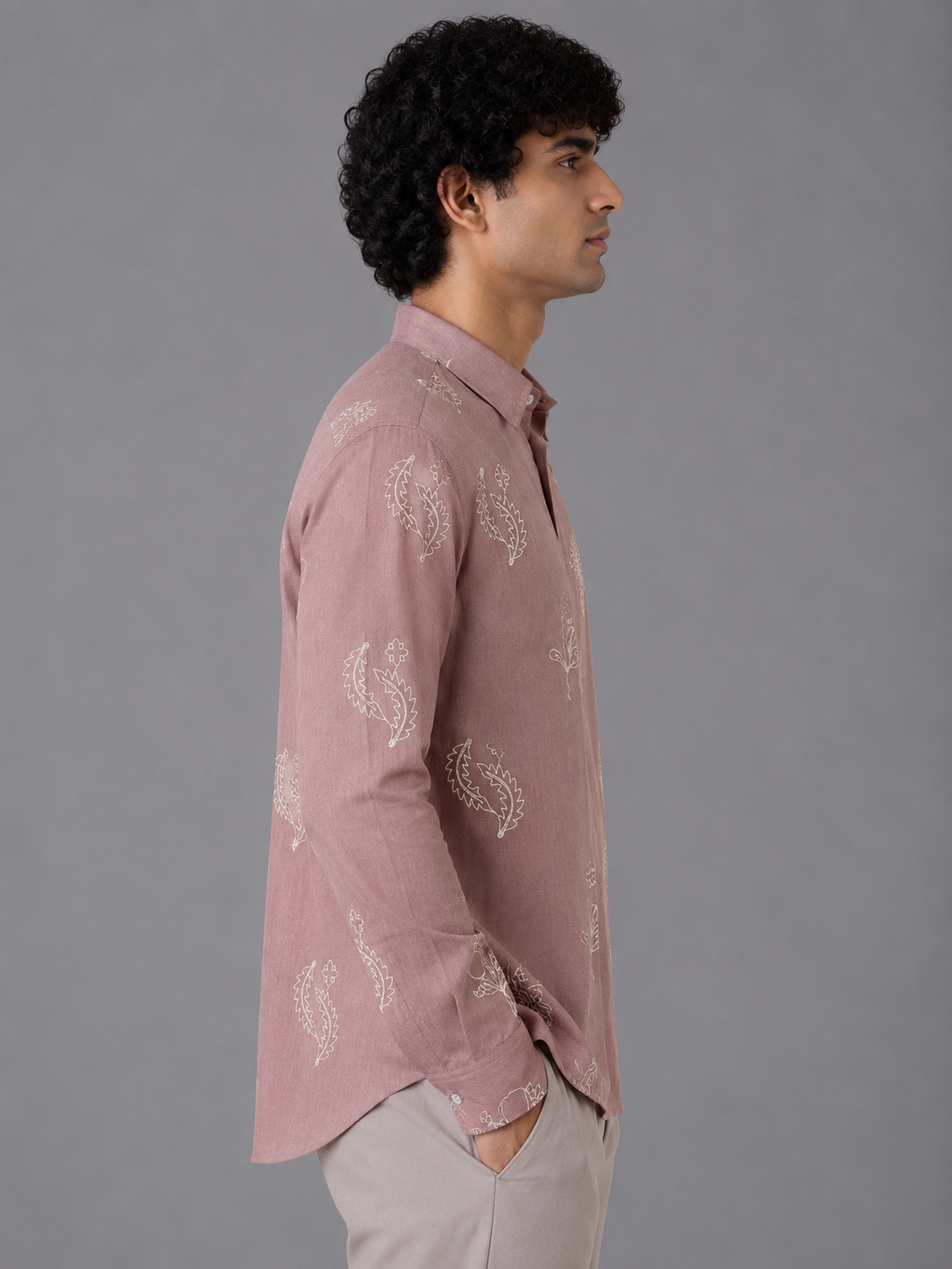 Flower Embroidery Shirt The Devil Boutique