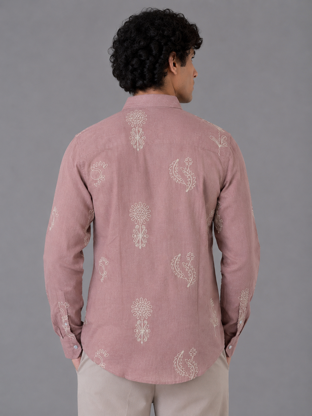Flower Embroidery Shirt The Devil Boutique