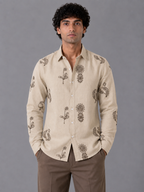 Flower Embroidery Shirt The Devil Boutique