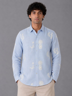 Flower Embroidery Shirt The Devil Boutique