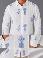 Flower Embroidery Shirt The Devil Boutique