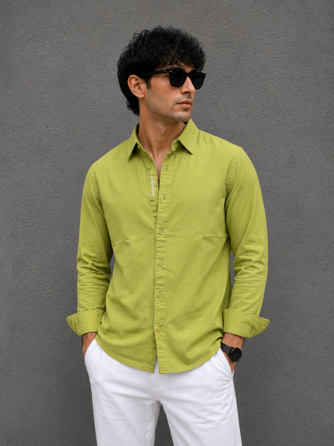 Forever Embroidery Shirt