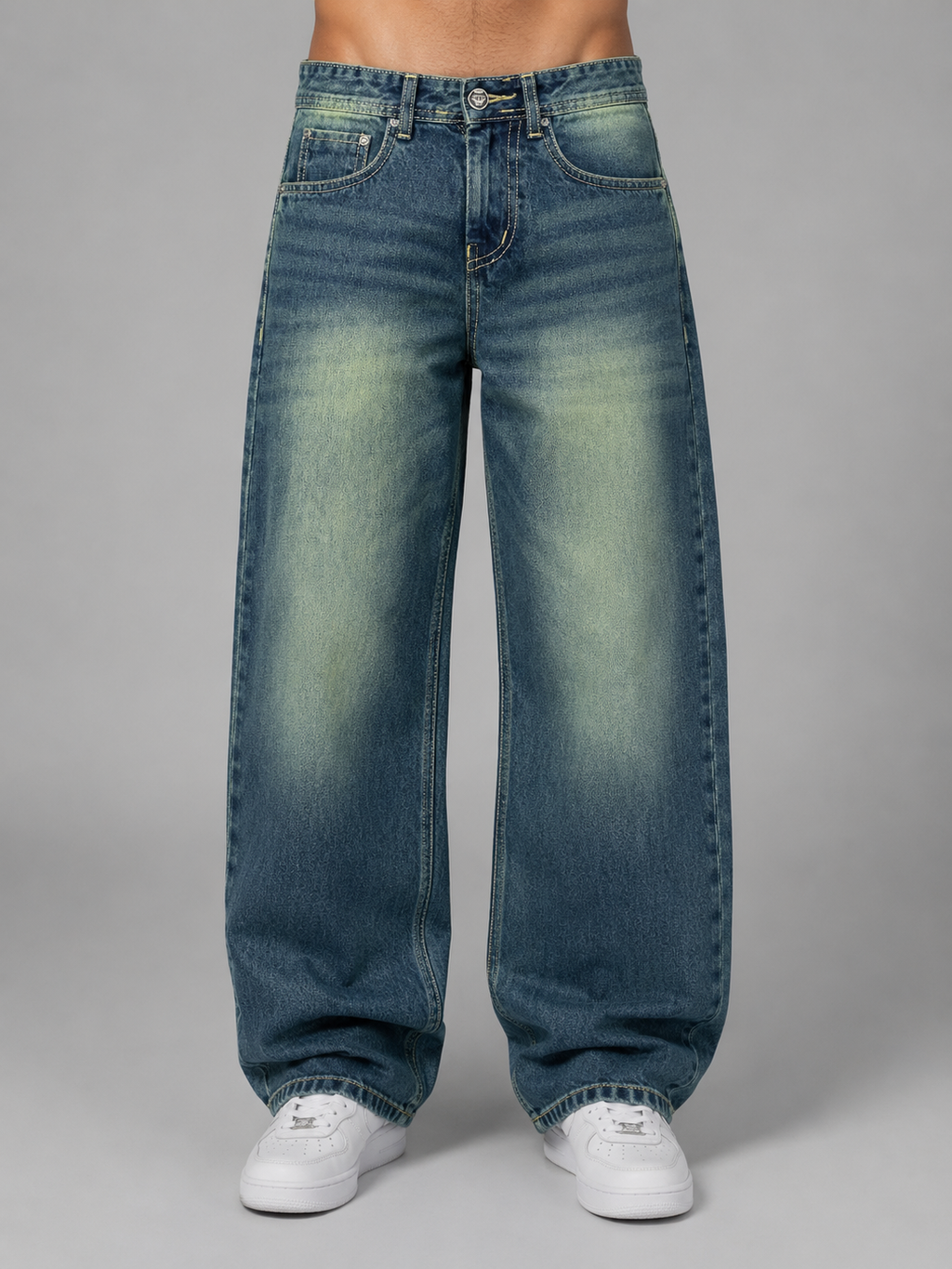 Vintage-Green Jeans The Devil Boutique