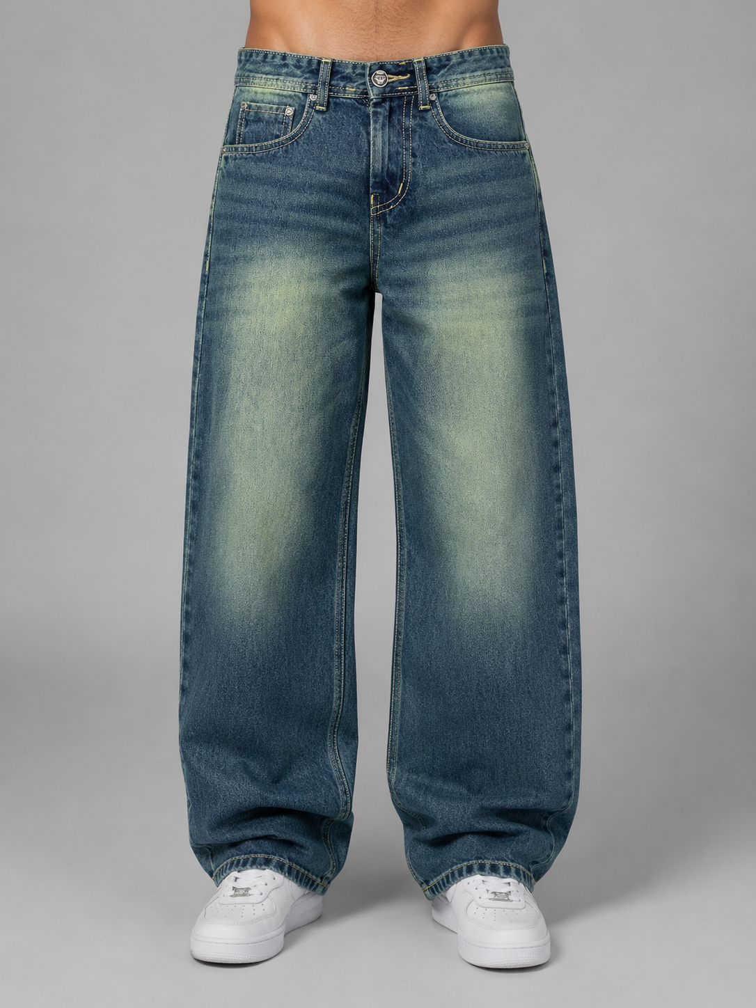 Vintage-Green Jeans The Devil Boutique
