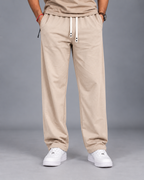 Cotton Straight-Fit Track Pants for Men