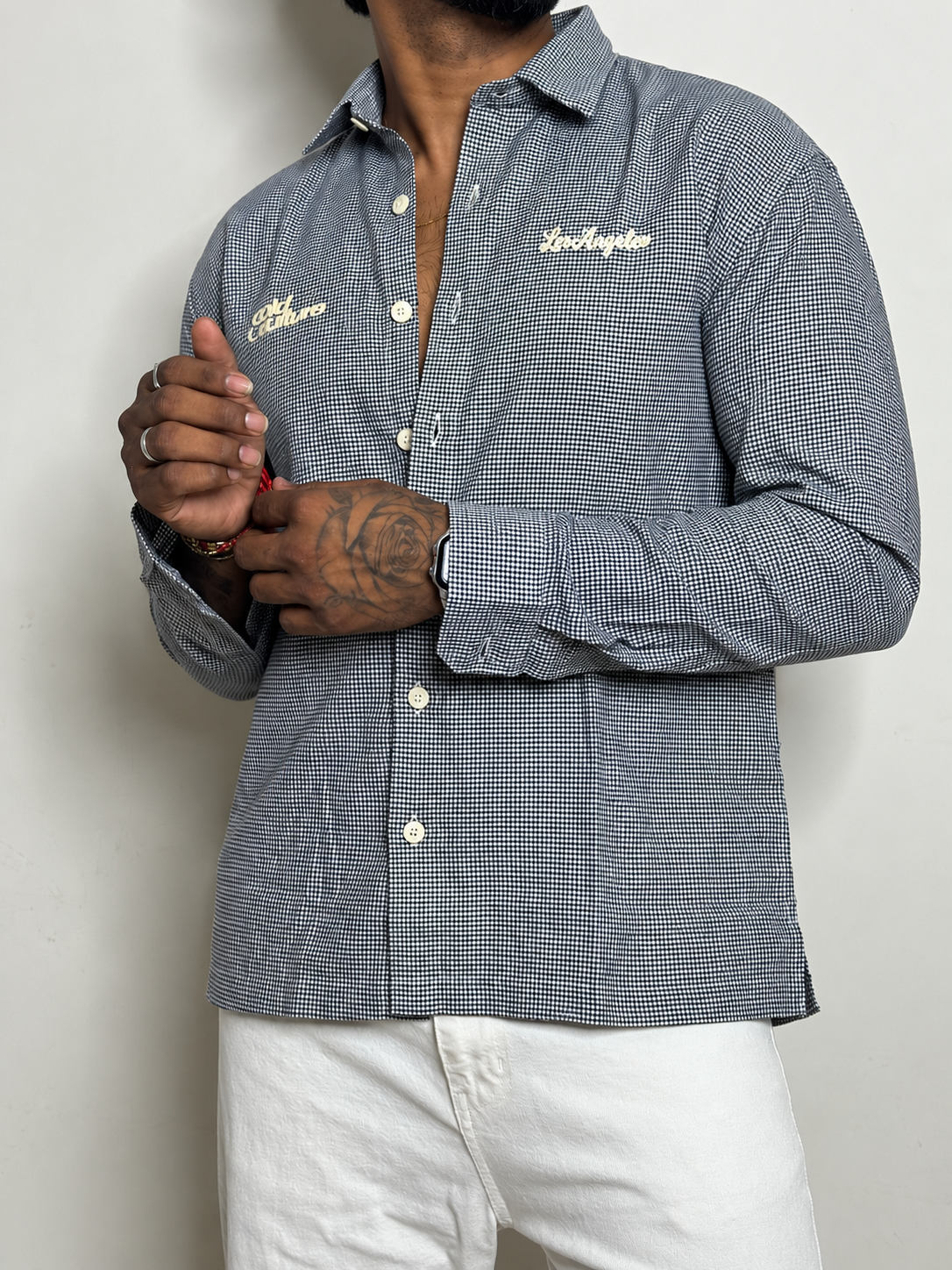Mini Checks Boxy Shirt
