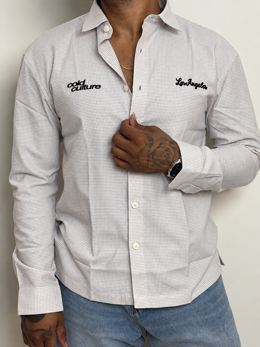 Mini Checks Boxy Shirt