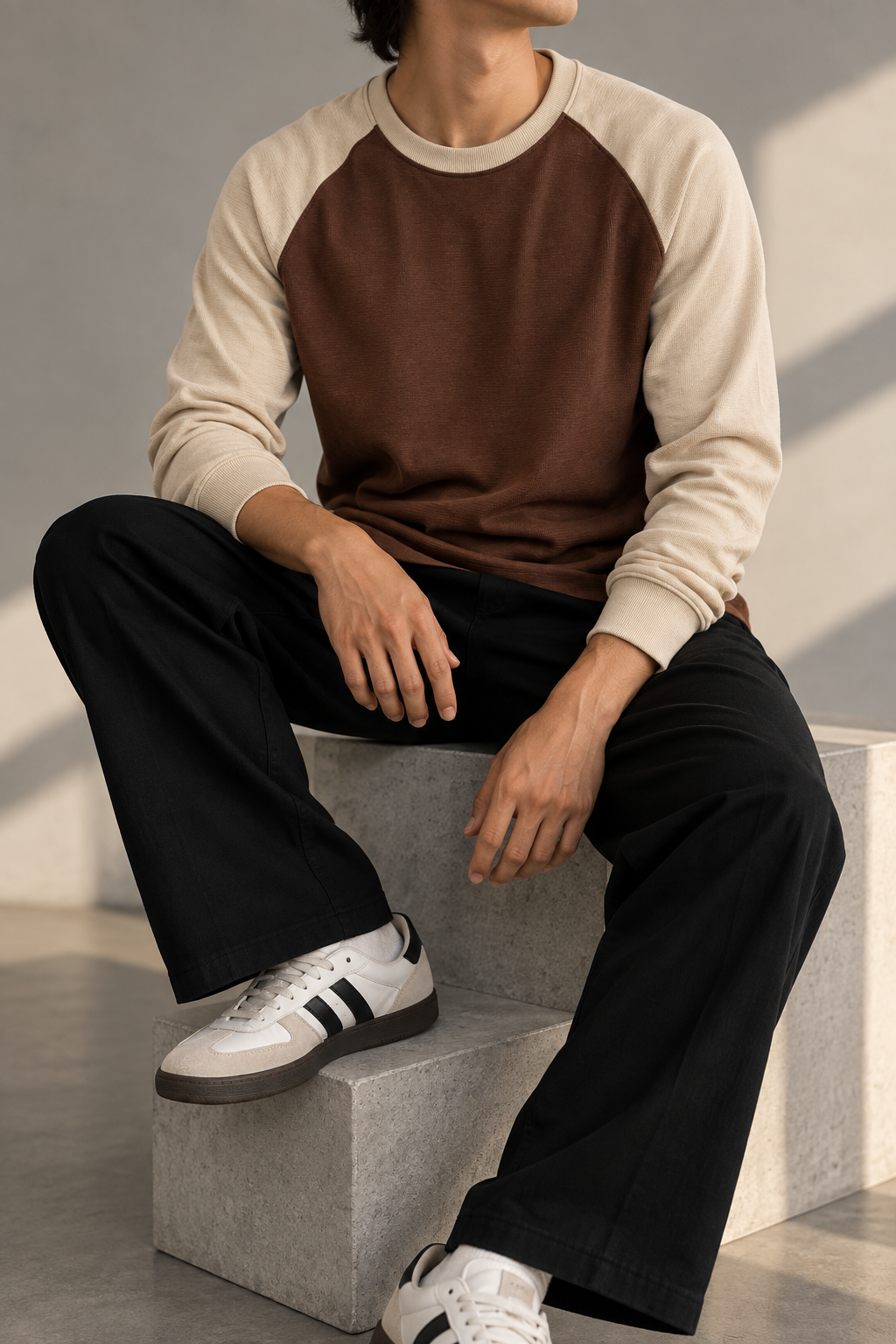 Waffle Raglan T-Shirt