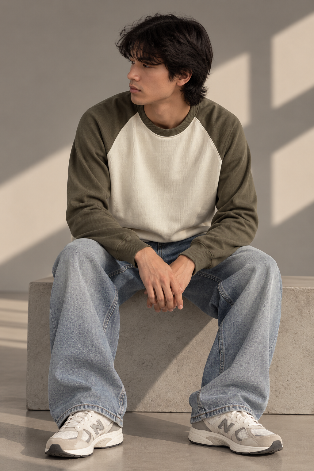 Waffle Raglan T-Shirt