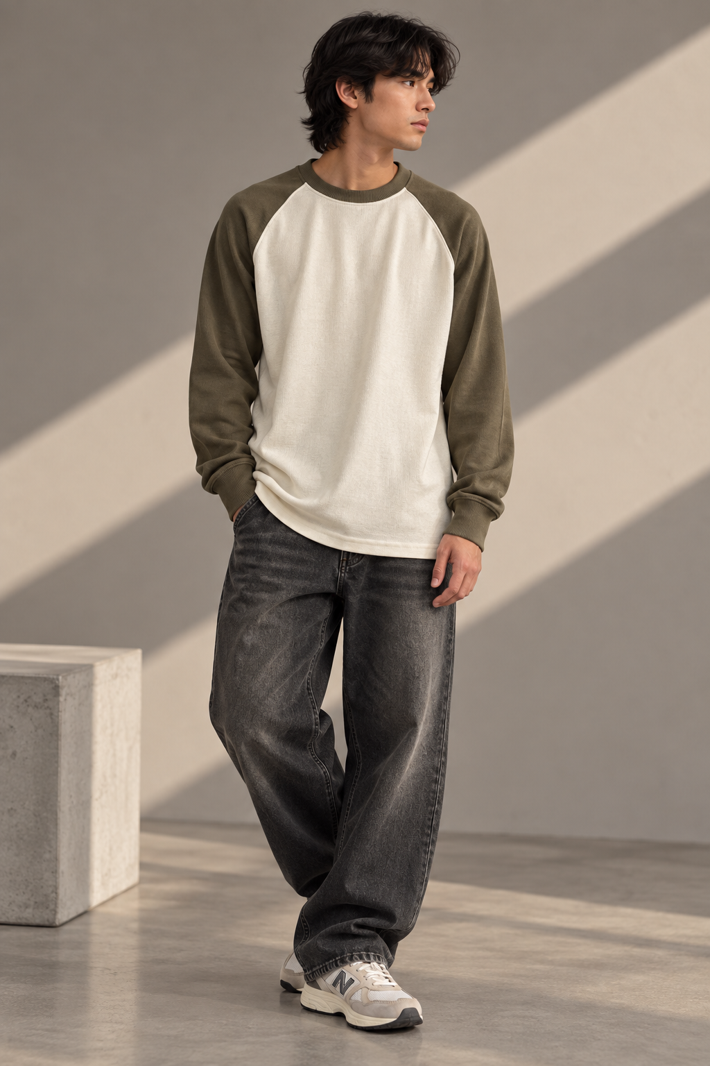 Waffle Raglan T-Shirt