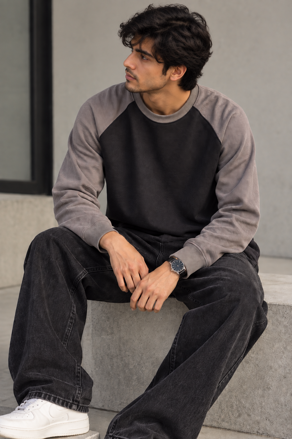 Waffle Raglan T-Shirt