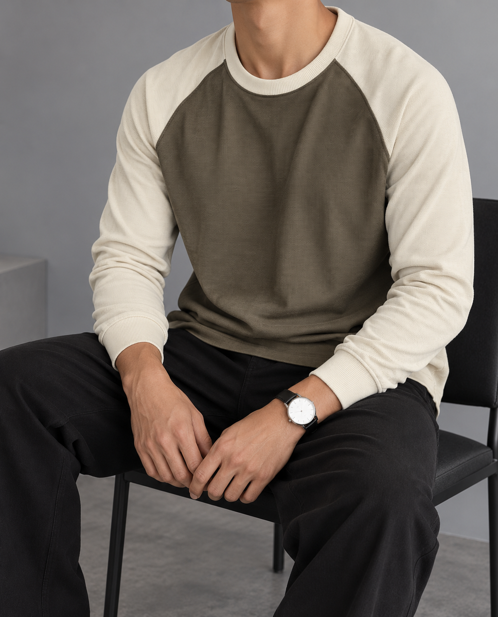 Waffle Raglan T-Shirt