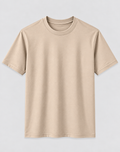 DEVIL PLAIN T-SHIRT - BEIGE