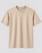 DEVIL PLAIN T-SHIRT - BEIGE
