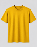 DEVIL PLAIN T-SHIRT - MUSTERD YELLOW