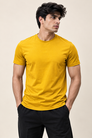 mustard-yellow