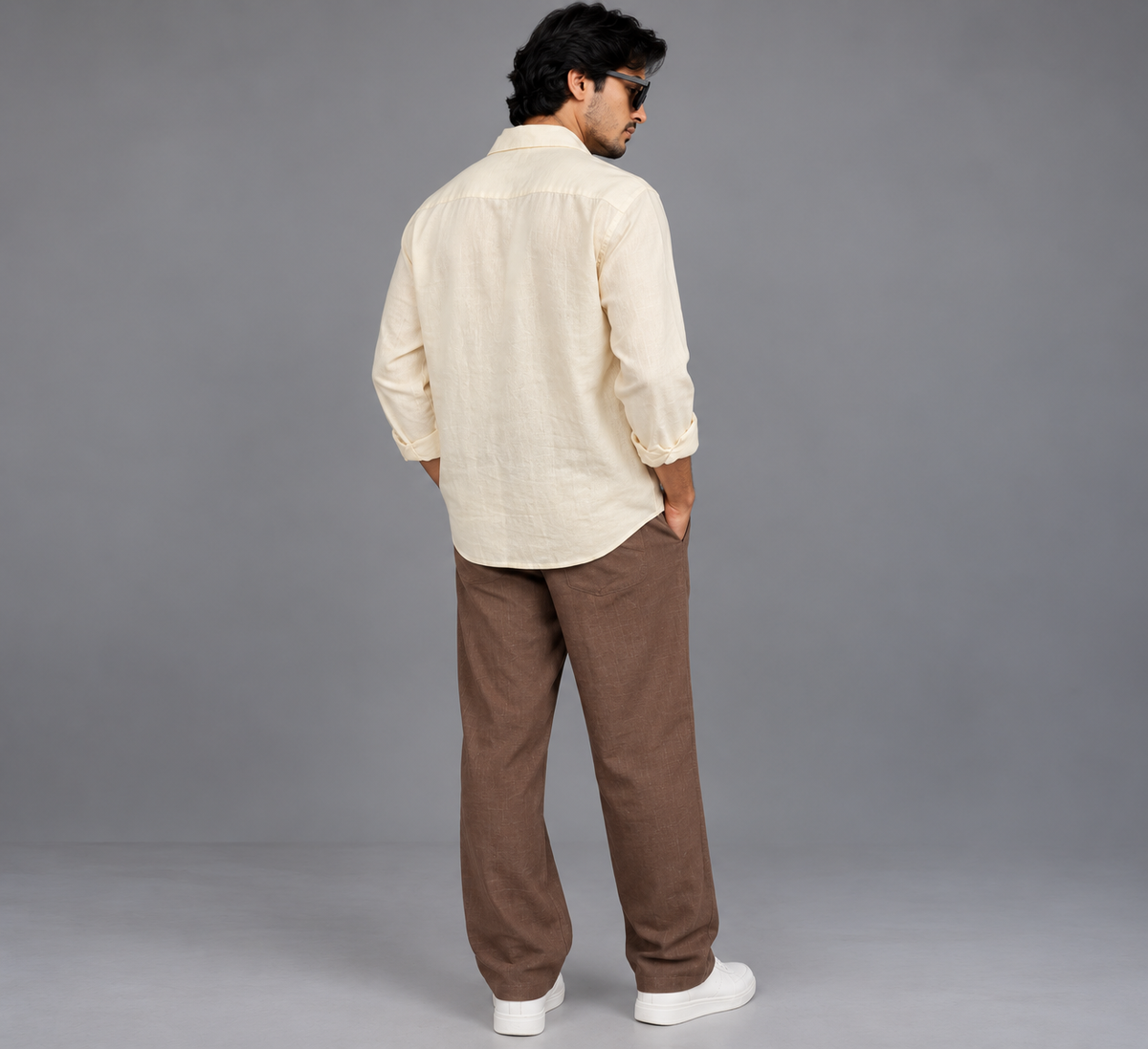 Premium Linen Embroidery Shirt