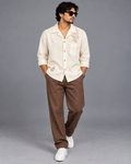 Premium Linen Embroidery Shirt
