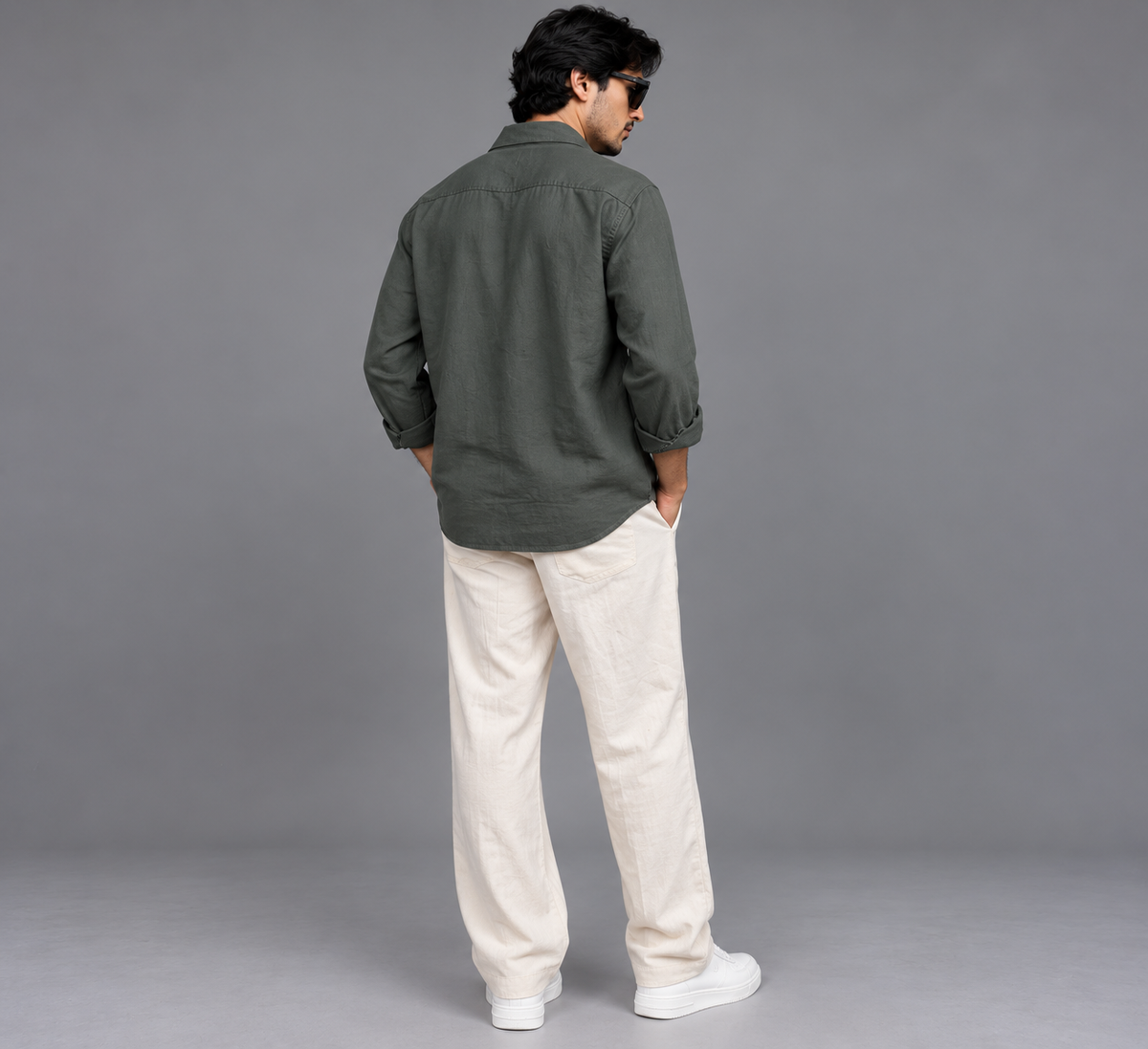 Premium Linen Embroidery Shirt