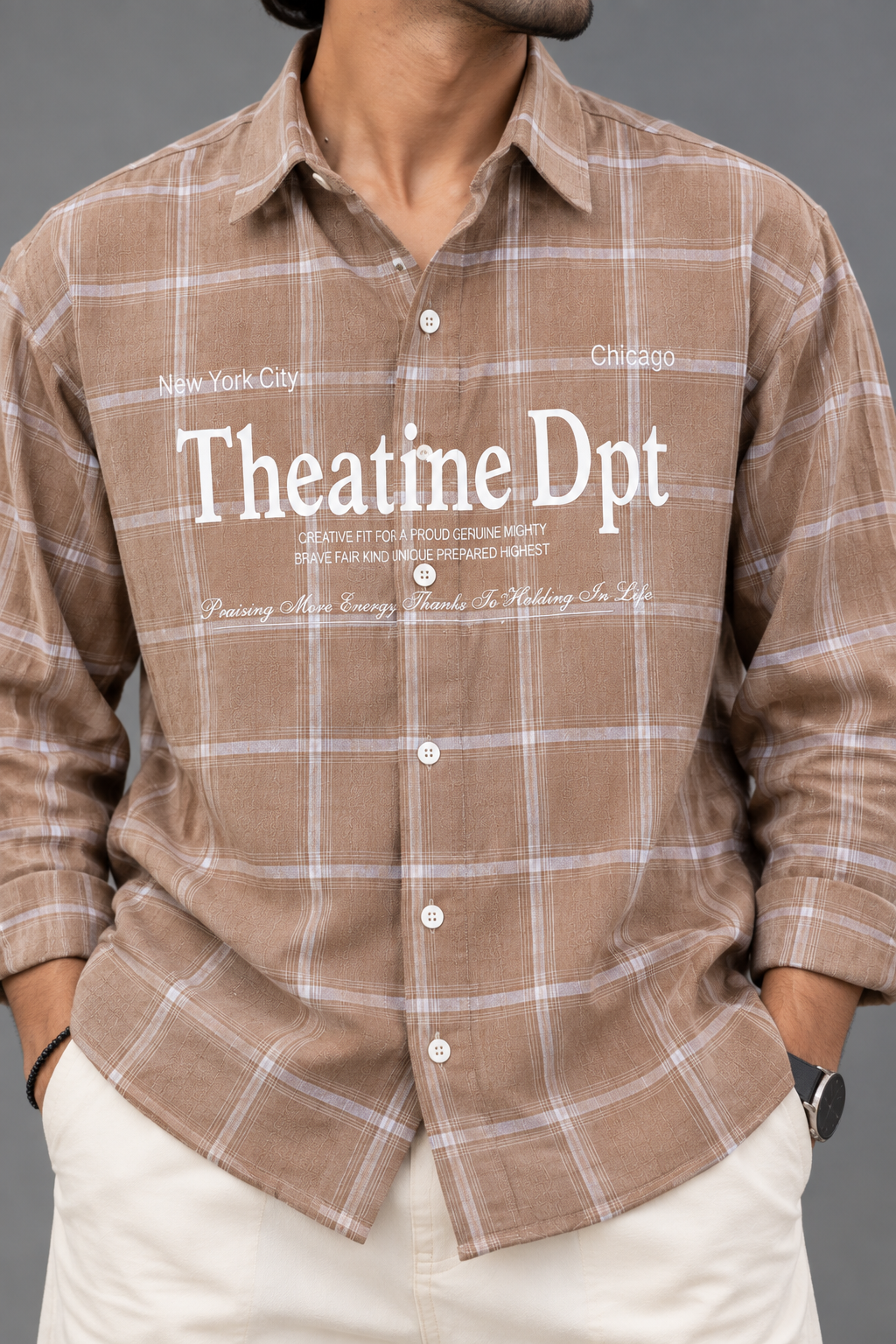 Viral Boxy Fit Shirt -Relaxed Fit • Boxy Silhouette • Premium Check Pattern