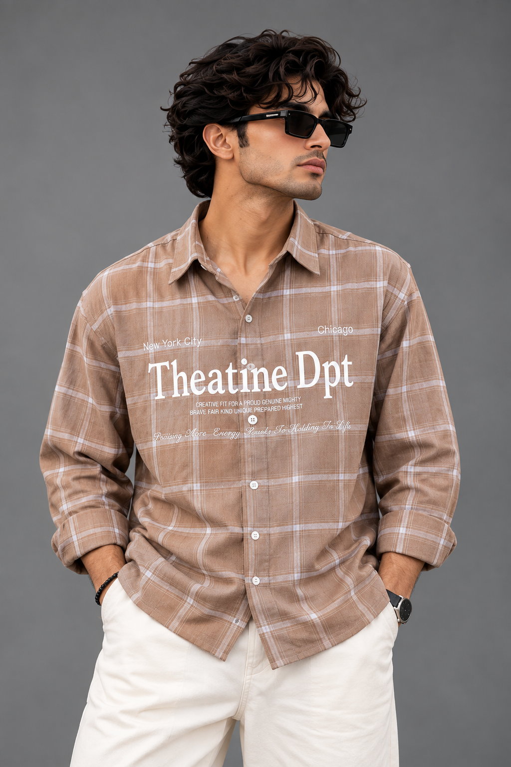 Viral Boxy Fit Shirt -Relaxed Fit • Boxy Silhouette • Premium Check Pattern