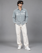 Relaxed Boxy-Fit Striped Shirt