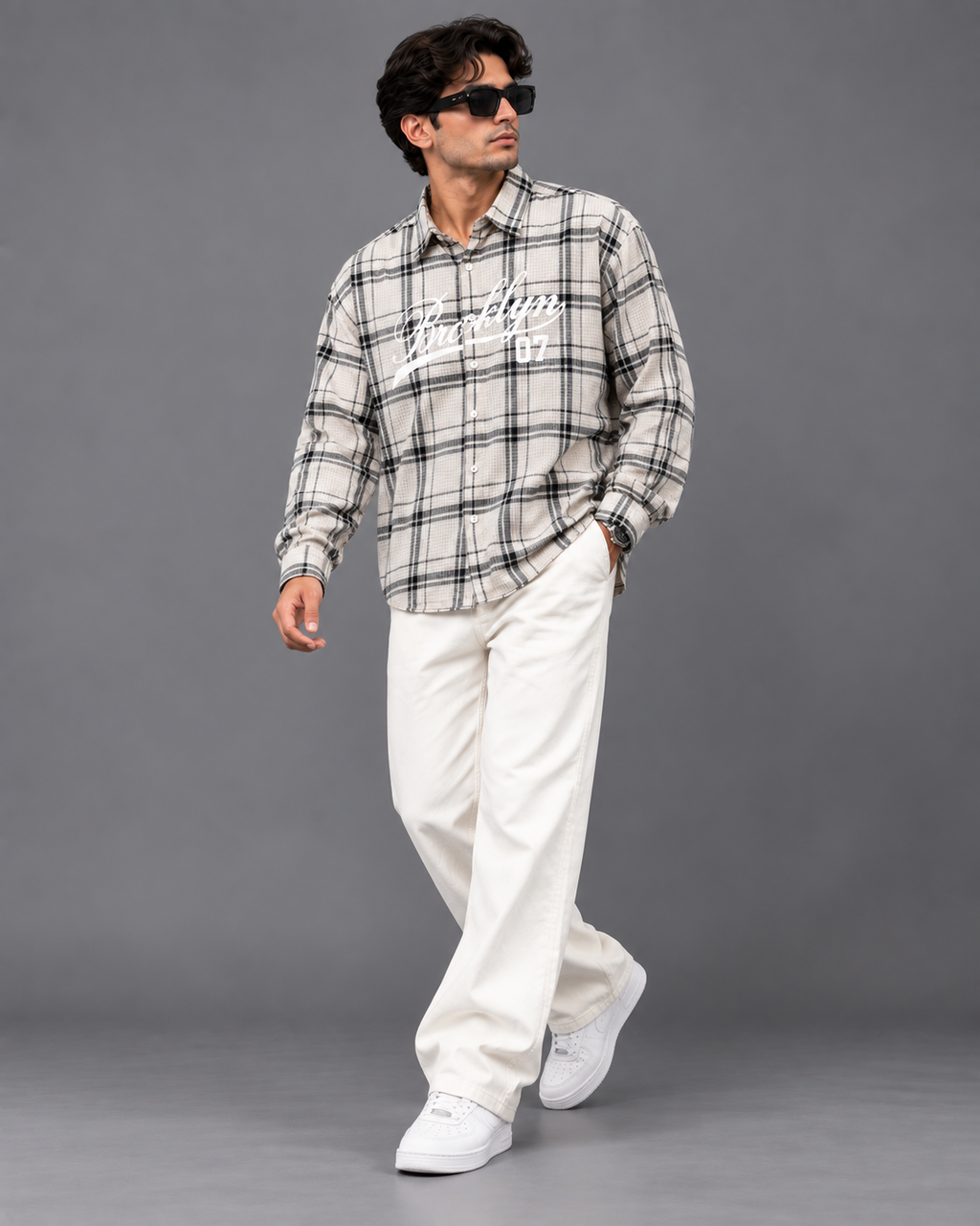 Viral Boxy Fit Shirt – Relaxed Fit • Boxy Silhouette • Premium Plaid Check