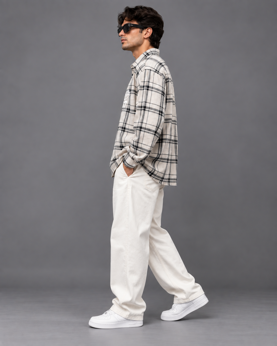 Viral Boxy Fit Shirt – Relaxed Fit • Boxy Silhouette • Premium Plaid Check