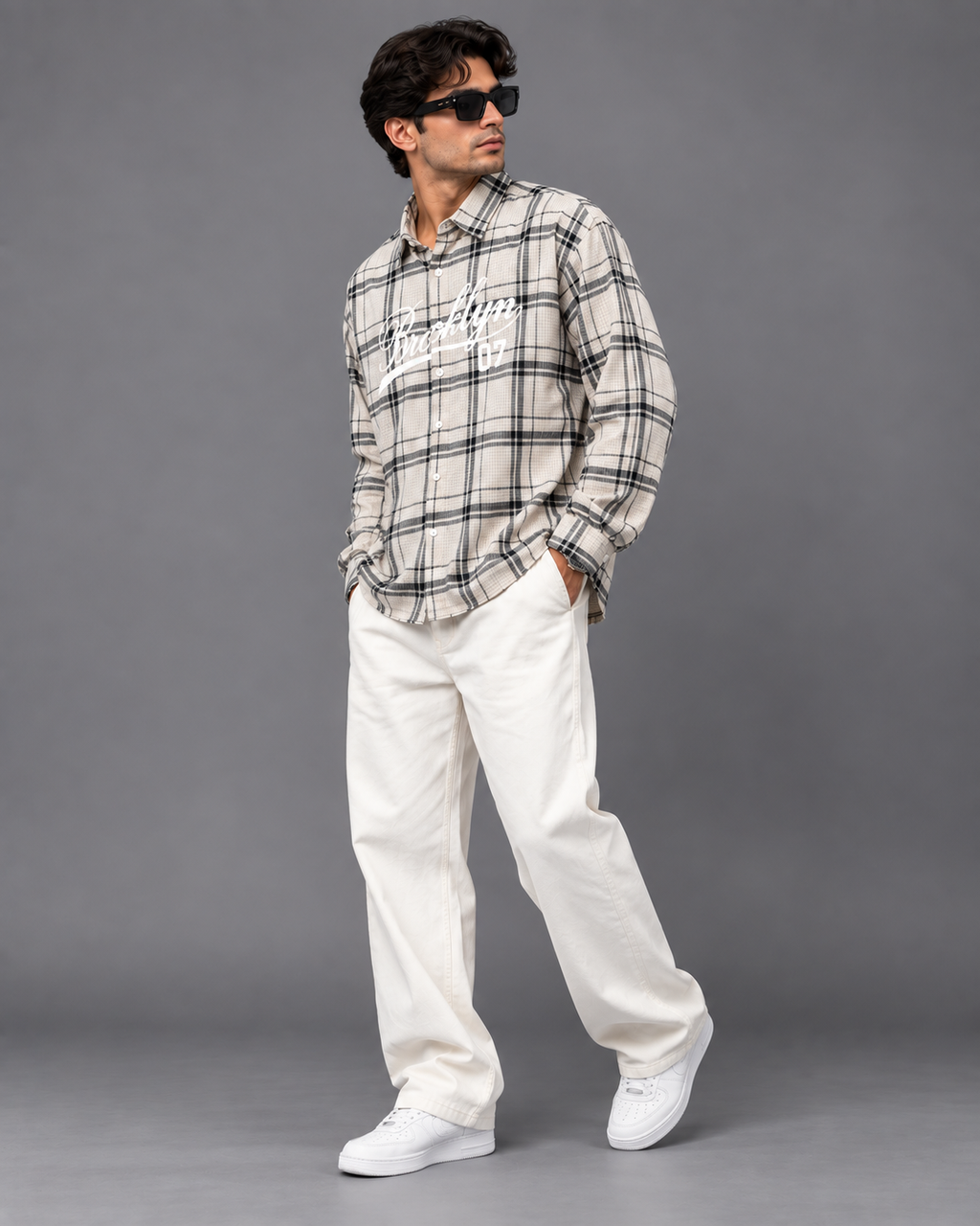 Viral Boxy Fit Shirt – Relaxed Fit • Boxy Silhouette • Premium Plaid Check
