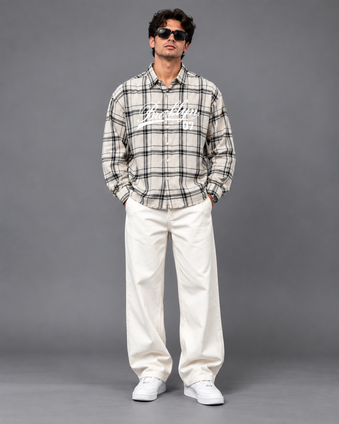 Viral Boxy Fit Shirt – Relaxed Fit • Boxy Silhouette • Premium Plaid Check