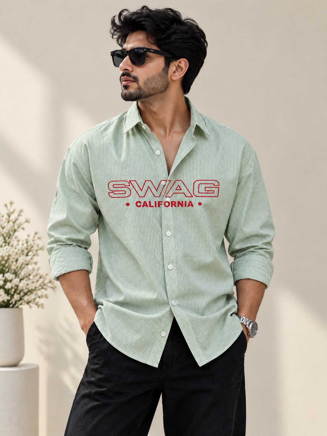 SWAG Boxy-linning Shirt