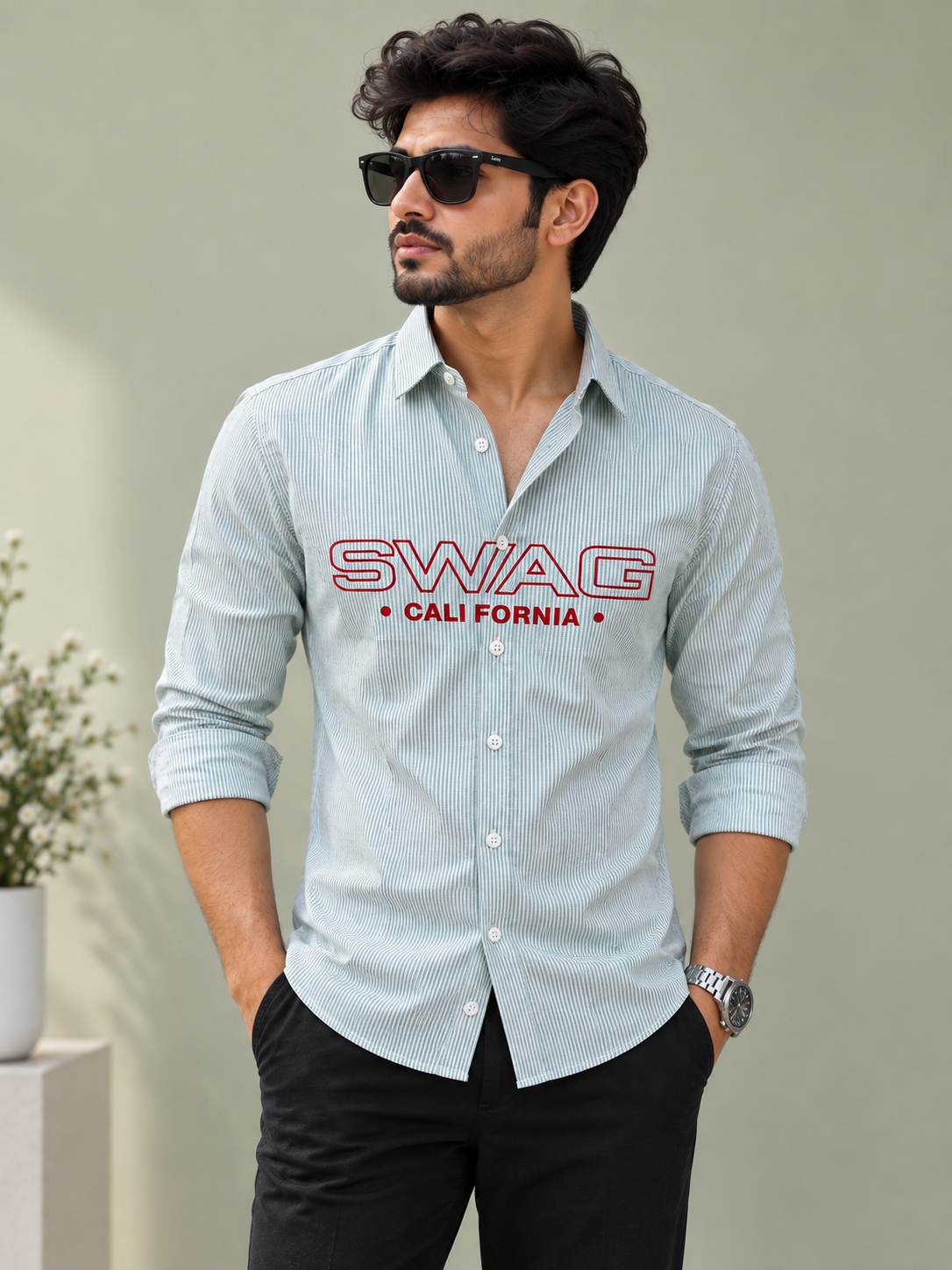SWAG Boxy-linning Shirt