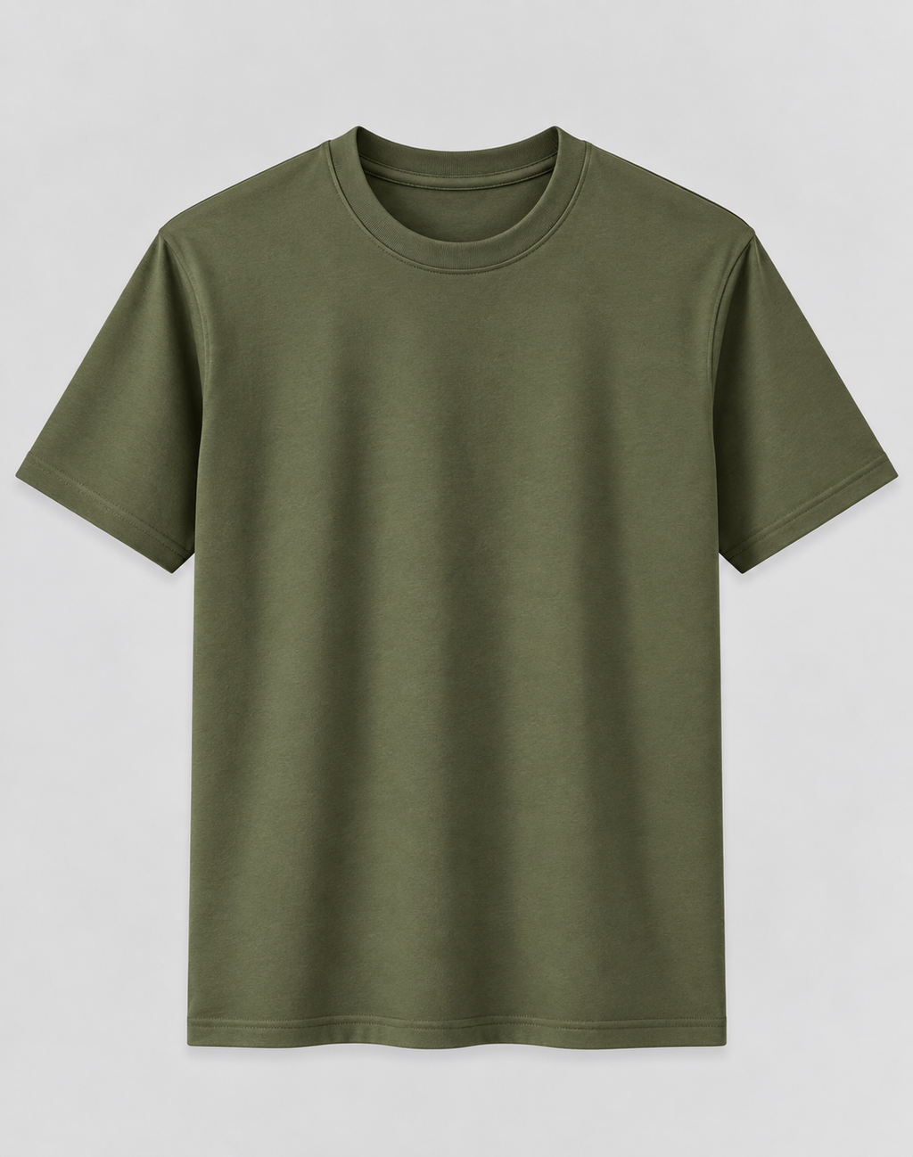 DEVIL PLAIN T-SHIRT - OLIVE GREEN