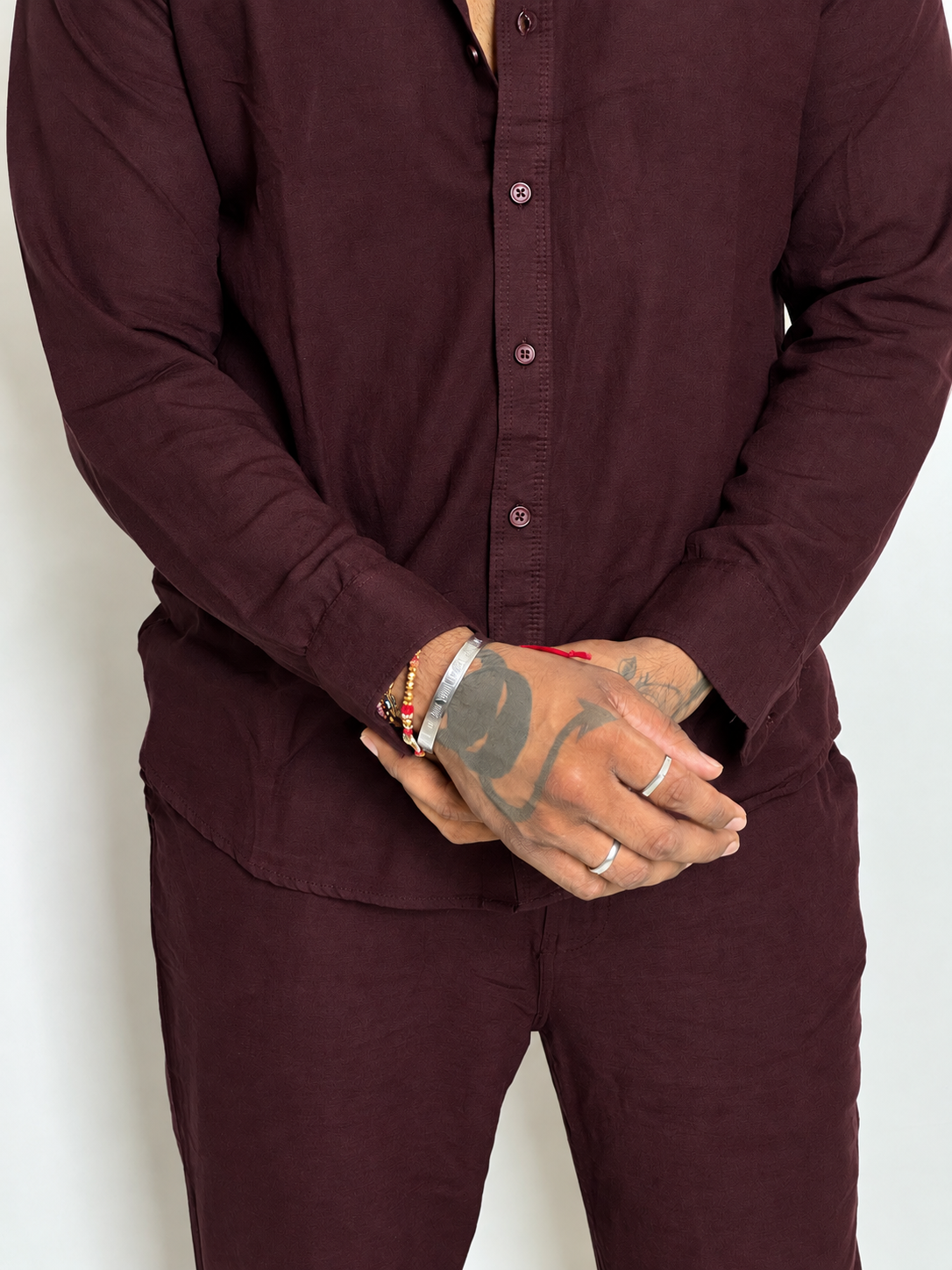 Linen Men's  Co-ord Set