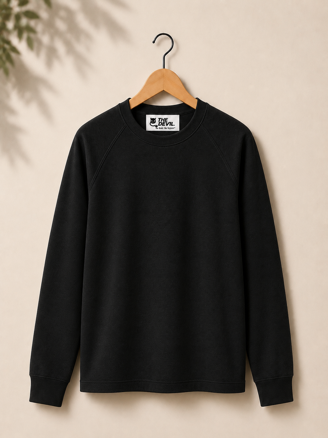 Full Sleeve Plain T-shirt The Devil Boutique