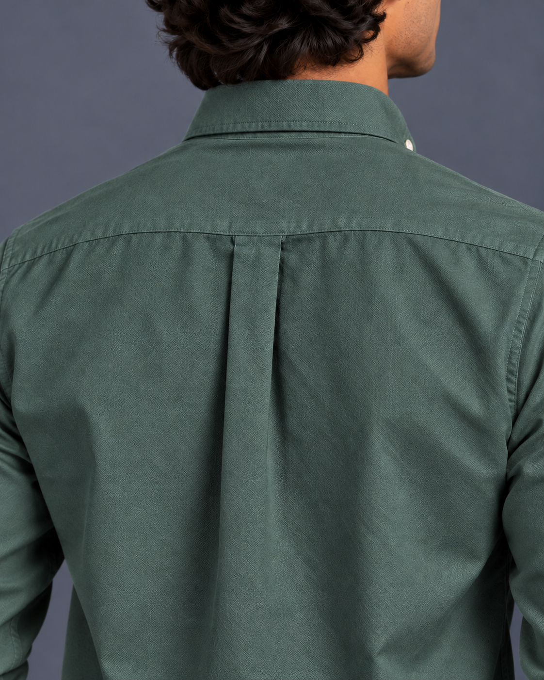 OXFORD COTTON RELAXED FIT SHIRT – GREEN
