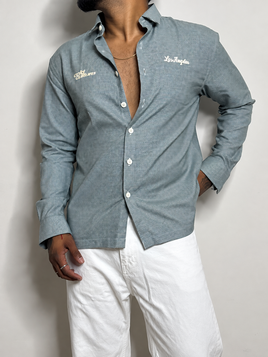 Mini Checks Boxy Shirt