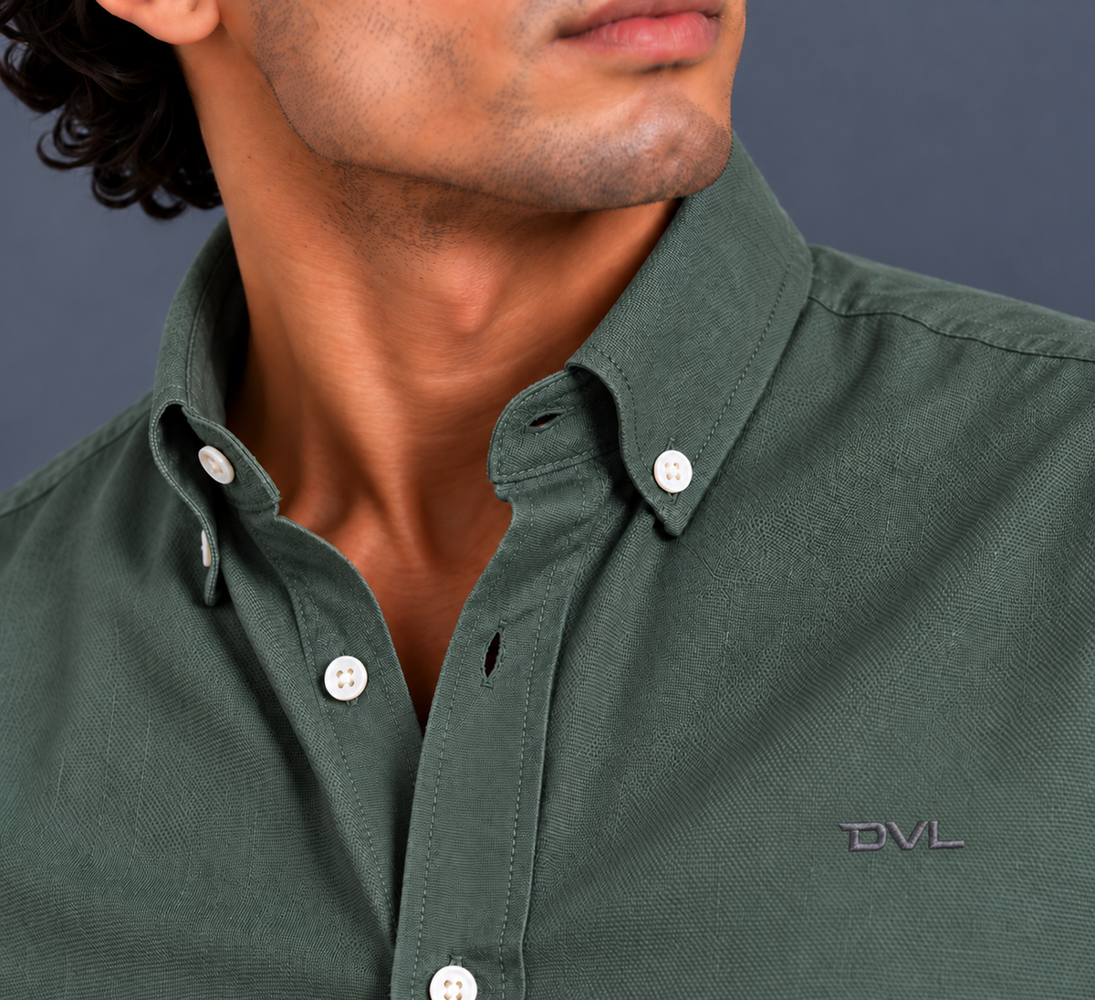 OXFORD COTTON RELAXED FIT SHIRT – GREEN