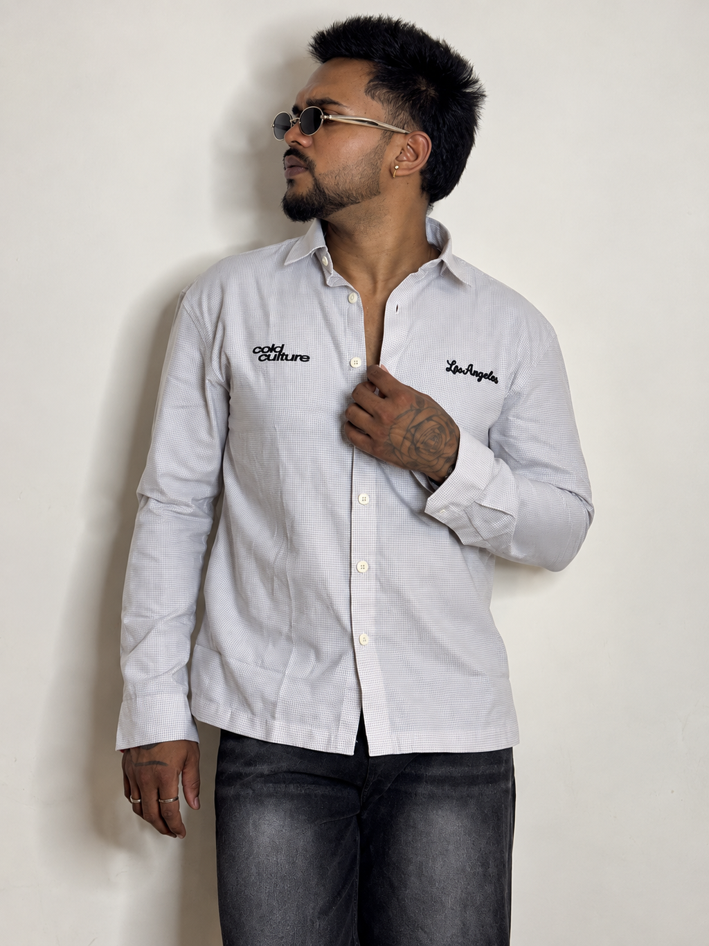 Mini Checks Boxy Shirt