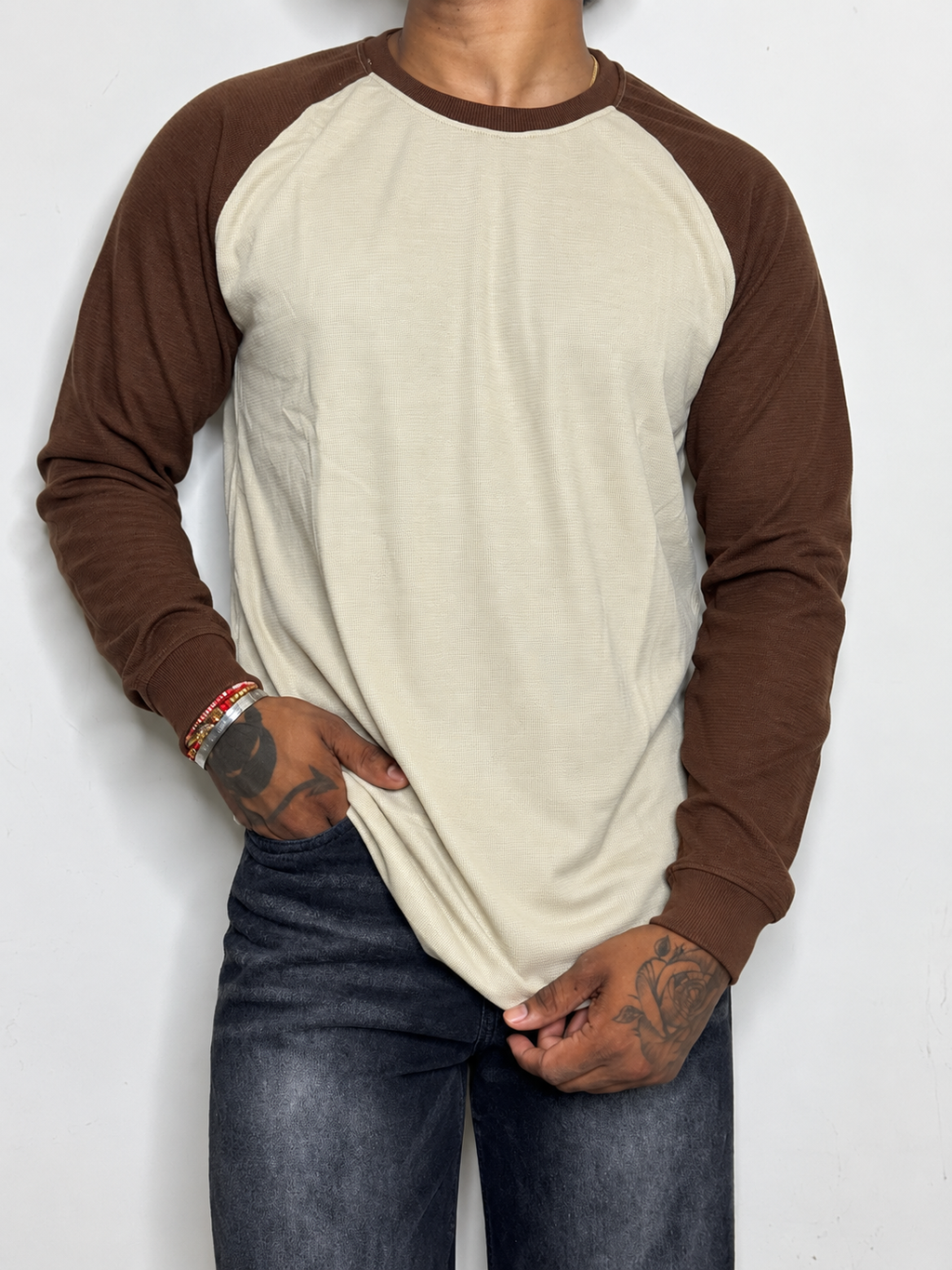 Waffle Raglan T-Shirt