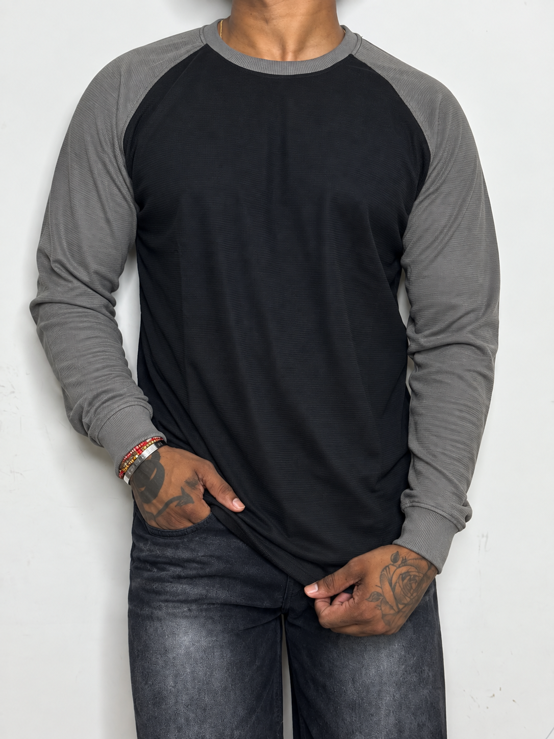 Waffle Raglan T-Shirt