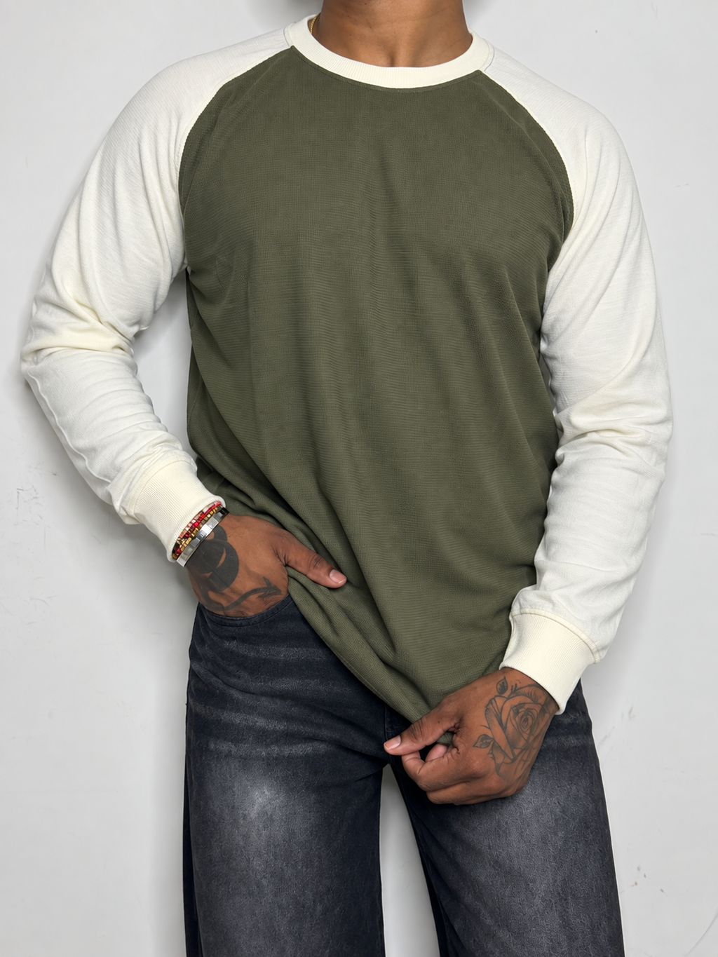 Waffle Raglan T-Shirt