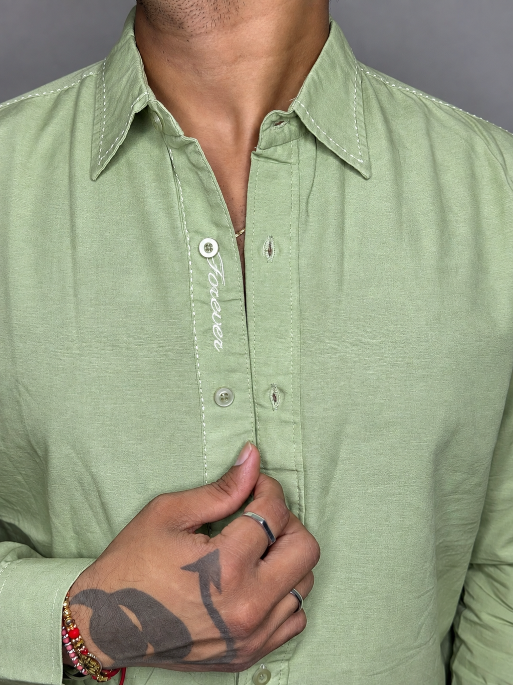 Forever Embroidery Shirt