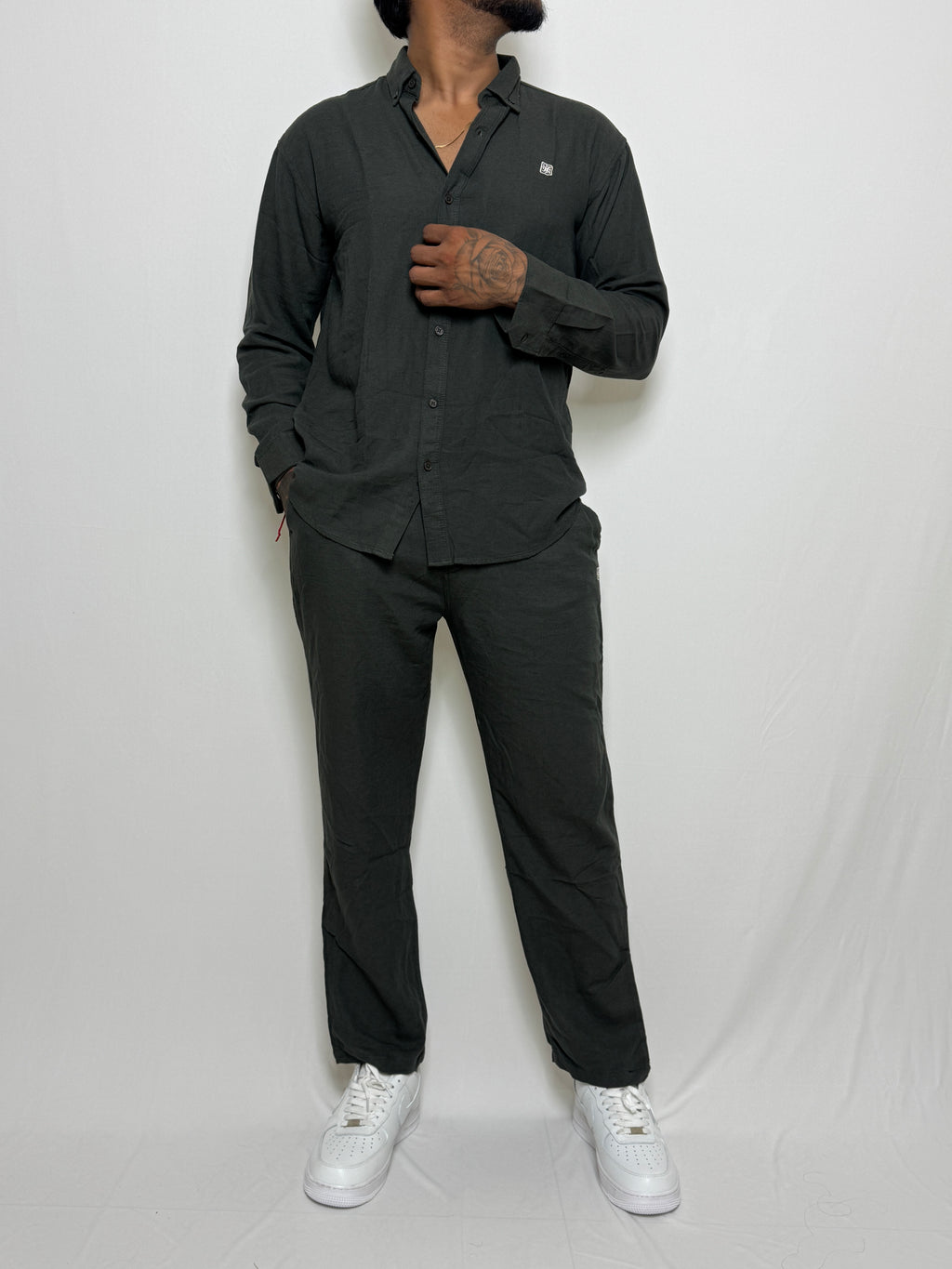 Linen Men's  Co-ord Set