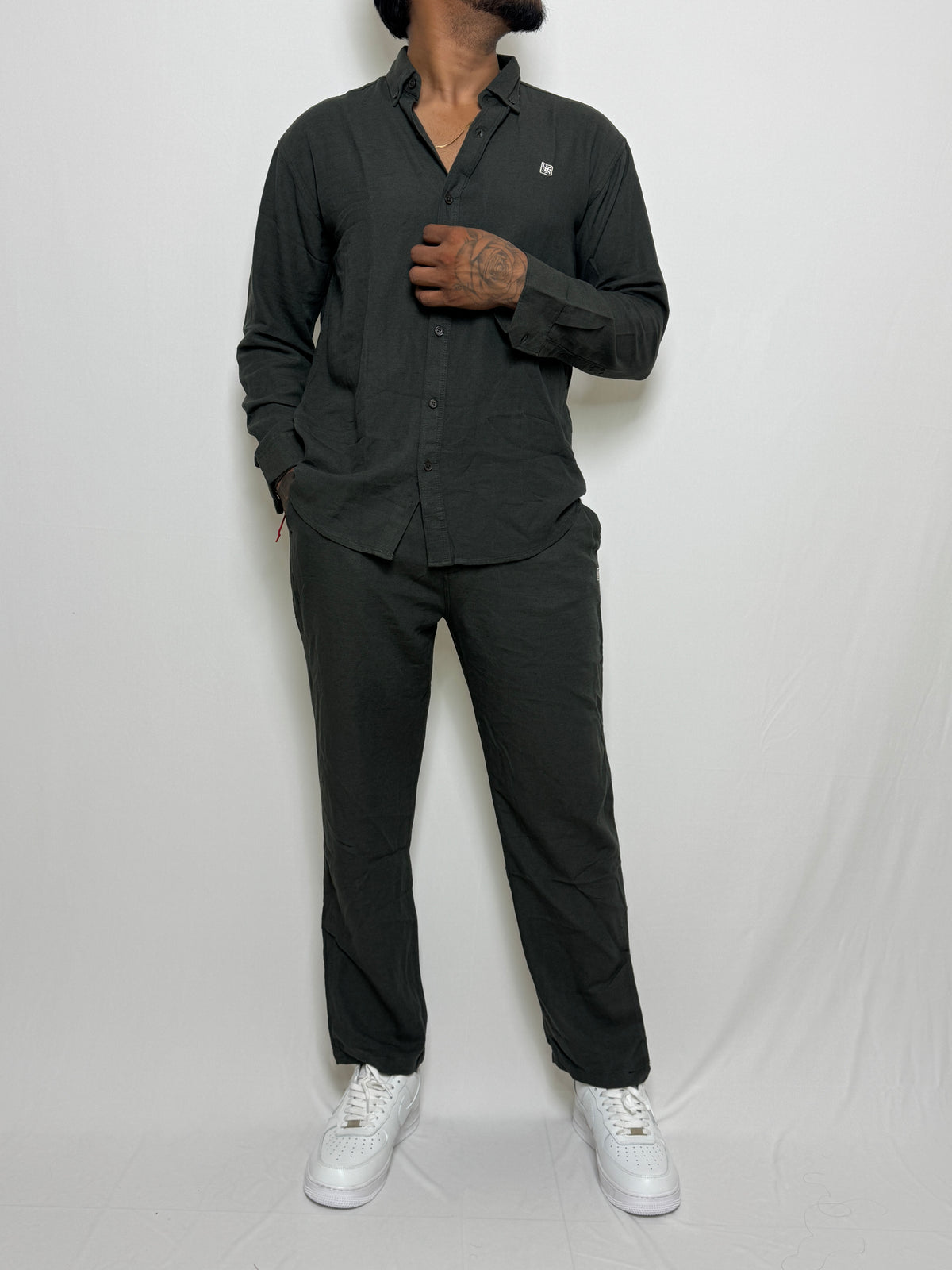 Linen Men's  Co-ord Set